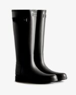 Hunter Women's Refined Tall Rain Boots Black - Image 3