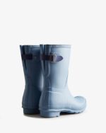 Hunter Women's Short Back Adjustable Rain Boots Bouvet Blue-Balder Blue - Image 4