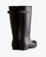 Hunter Women's Tall Back Adjustable Rain Boots Black - Image 4
