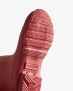 Hunter Women's Tall Back Adjustable Rain Boots Glenmore Rose-Sun-Cup Orange - Image 5