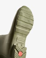 Hunter Women's Tall Back Adjustable Rain Boots Ismarken Olive-Artic Moss Green - Image 5