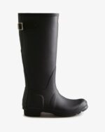 Hunter Women's Tall Back Adjustable Two-Tone Rain Boots Black Ice-Black - Image 2