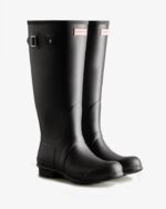 Hunter Women's Tall Wide Fit Rain Boots Black - Image 3