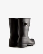 Hunter Women's Tour Foldable Short Rain Boots Black - Image 4