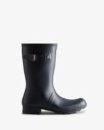 Hunter Women's Tour Foldable Short Rain Boots Navy - Image 2
