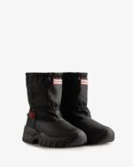 Hunter Women's Wanderer Insulated Short Slouch Snow Boots Black - Image 3