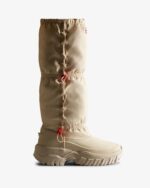Hunter Women's Wanderer Insulated Tall Slouch Snow Boots White Willow - Image 2